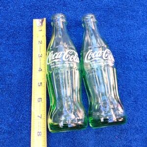 Vintage Mexican Coke Bottle - LOT of Two. Clean and in excellent condition.